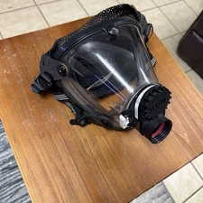 SCOTT AVIATION 803923-02 L Gas Mask Clear Face w/ Mesh Head Harness