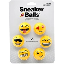 Sneaker Balls 6-Pack Emoji Shoe Freshener