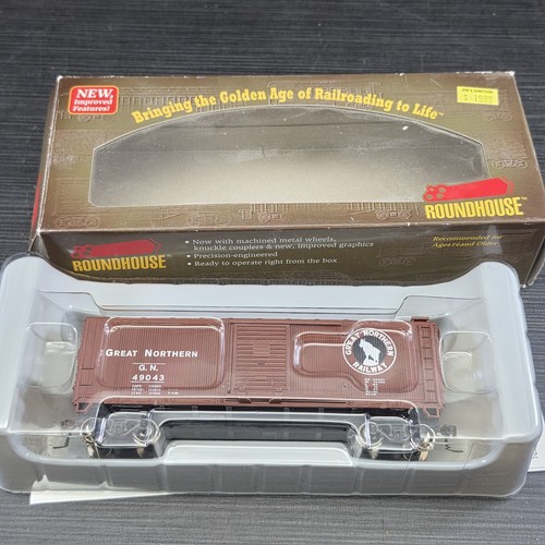 Coche de carga Roundhouse 85207 escala HO Great Northern 40' GN 49043 RTR | Condition: Used