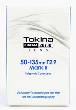 Tokina Cinema 50-135mm T2.9 MKII EF Mount Lens TO-TC-535MKIIEF