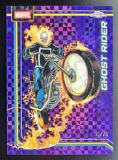 Ghost Rider 2026 Topps Chrome Marvel Purple /75 Refractor X-fractor SP #41