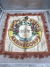 1940s Era US Marine Corps Cherry Point Sweetheart Pillow Case / Sham (EE669