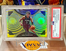 2022 Obsidian Paolo Banchero Tunnel Vision Electric Etch Yellow Flood /10 PSA 9