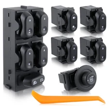 Full Set Power Window Mirror Door Lock Switch For 04-08 Ford F150 Lincoln MarkLT