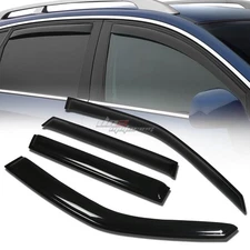 FOR 08-13 FORESTER SH H4 SMOKE TINT WINDOW VISOR SHADE/VENT WIND/RAIN DEFLECTOR