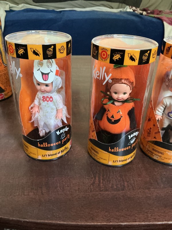 Barbie Kelly Halloween Party Full Set Of 5 Mattel Target Special Edition 2000