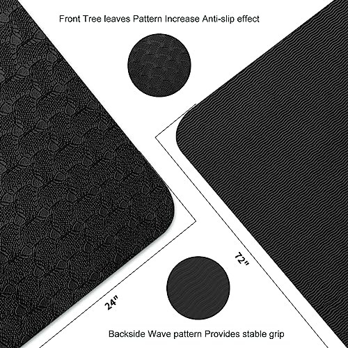 Extra Thick 8mm Non-Slip TPE Yoga Mat Eco-Friendly High-Density Exercise Mat Extra Thick 8mm Non-Slip TPE Yoga Mat Eco-Friendly High-Density Exercise Mat
