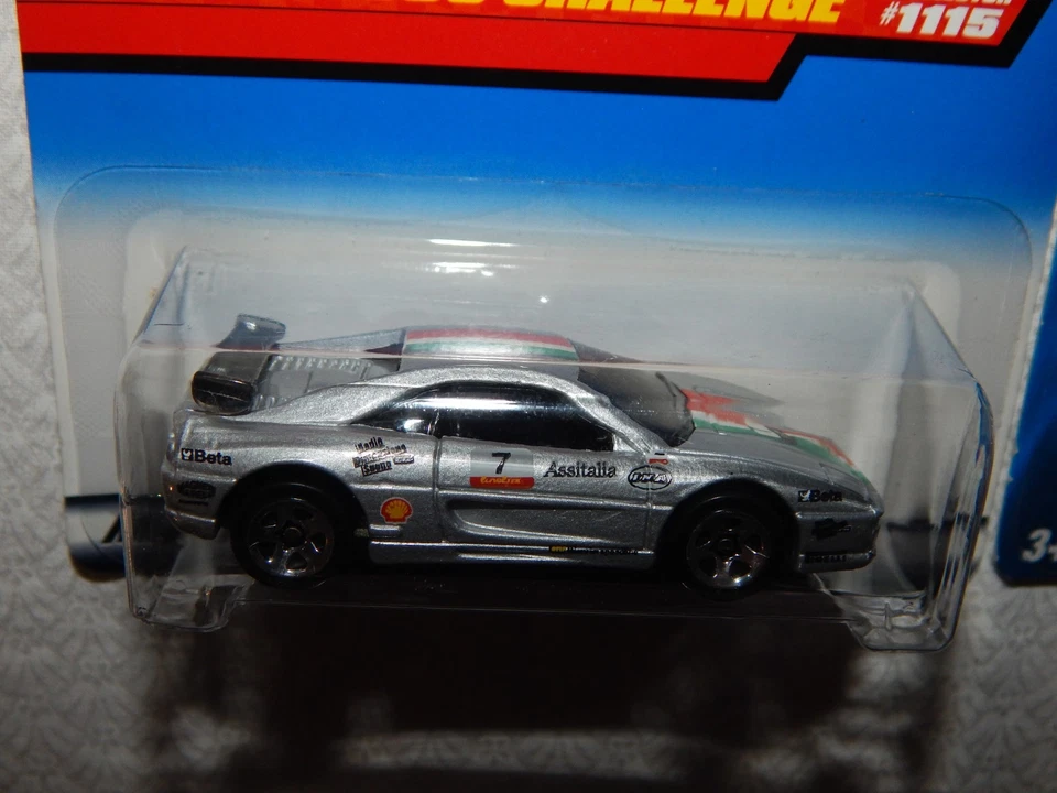 Coches Ferrari Hot Wheels ~ Lote de 5 diferentes ~ plata y gris ~ NUEVO Foto 3 de 4