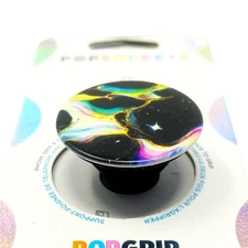 PopSockets PopGrip Premium Phone Grip & Stand - Electric Oil Slick