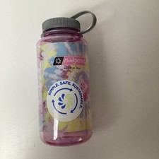 Nalgene Tie Dye Water Bottle 32oz BPA Free Made in USA Simple Safe Sustainable