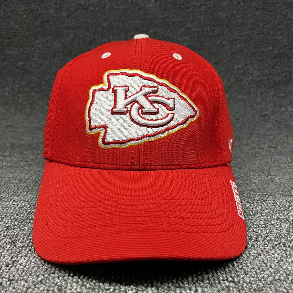 Kansas City Chiefs '47 MVP Red Adjustable Hat NFL Hook & Loop Strapback Cap