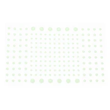 202 Pcs Glow in the Dark 3D Spot Decals Decor Green Wall Stickers