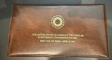 1976 - USA $2 Two Dollar Bicentennial Commemorative Bill - First Day of Issue