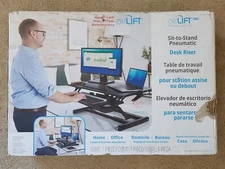 AirLIFT pro Seville Classics Sit-to-Stand Pneumatic Desk Riser New