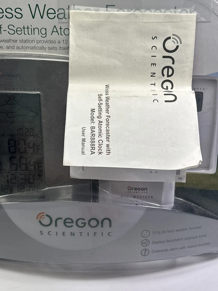Oregon Scientific Weather Forecaster Bar888ra Thr268 Thn122n Wireless Bundle - Image 2 of 4