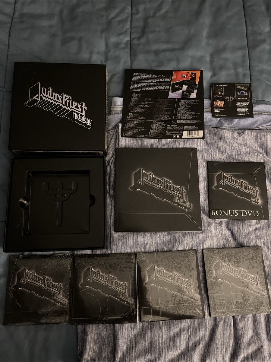 Judas Priest Metalogy Box Set 4 CD DVD Screaming For Vengeance