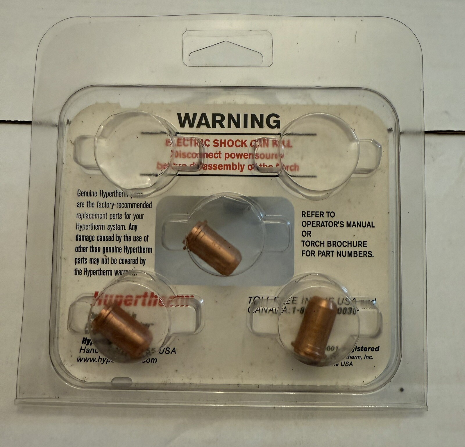 Hypertherm Genuine PowerMax 30 Nozzles 220480 Pkg of 5 for sale online ...