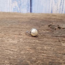 12mm Crazy Lace Agate Adjustable Size Stainless Steel Ring Won't Discolor Hypo-A