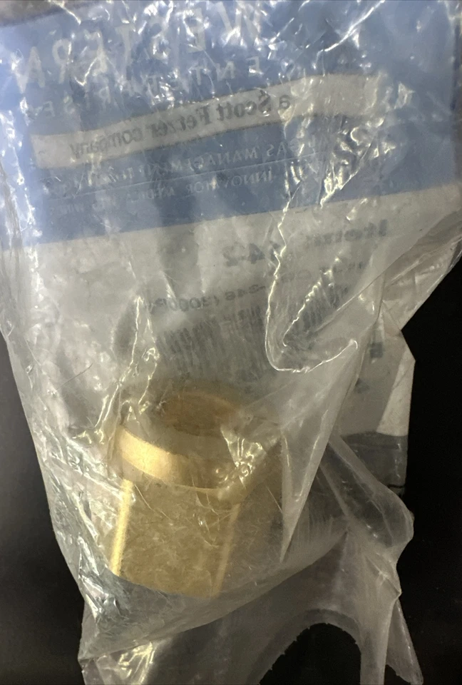 Regulator Inlet Nut, Air, Brass, CGA-346, 0.830”-14 NGO, RH Female Western (A-5) - Image 3 of 3