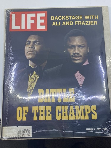 2 Lebenszeitschriften Muhammad Ali und Joe Frazier kämpfen 5. März 1971 & 19. März 1971 - Bild 5 von 8