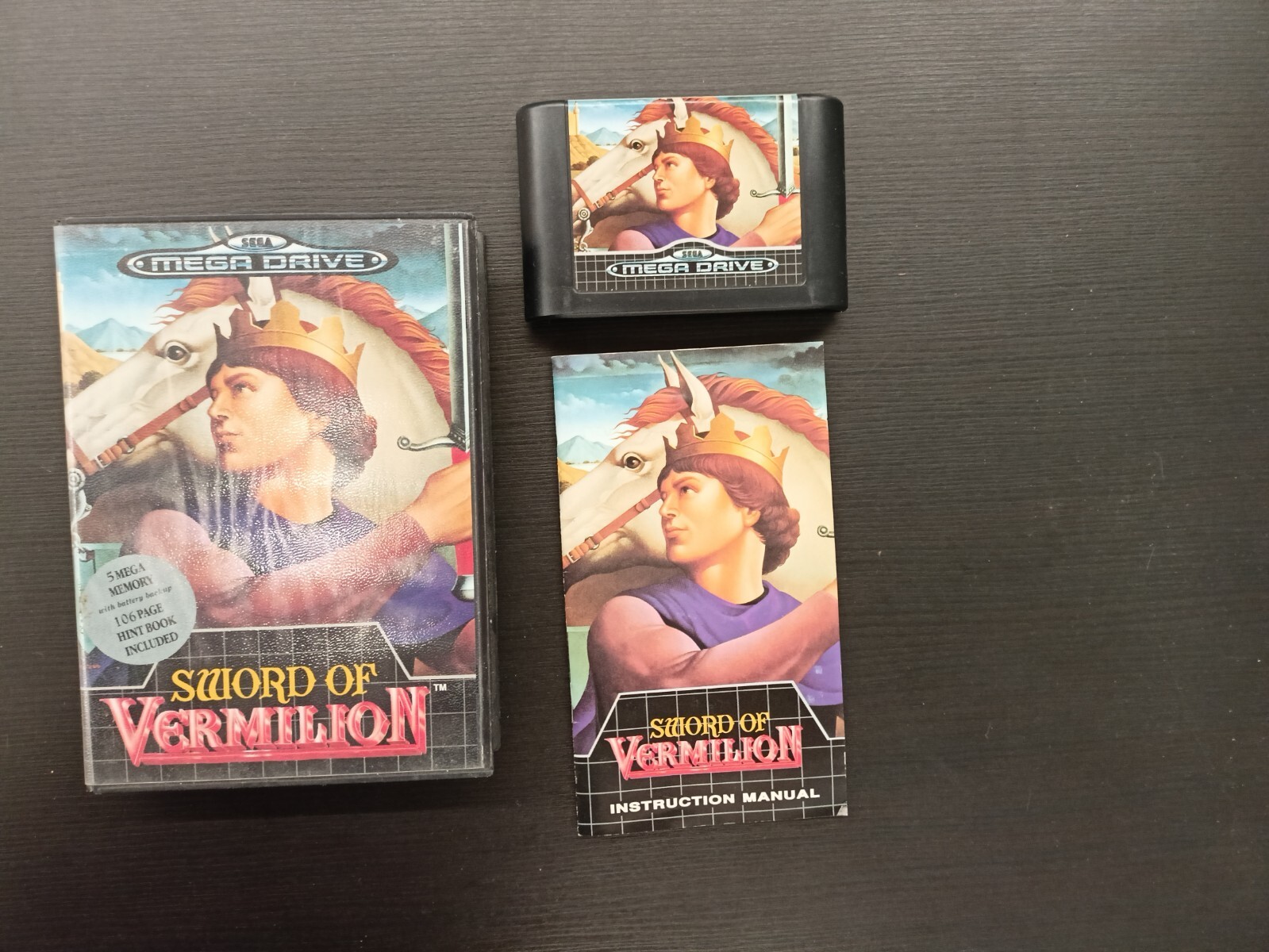 Sword of Vermilion Sega Megadrive Complet boite notice MD megadrive