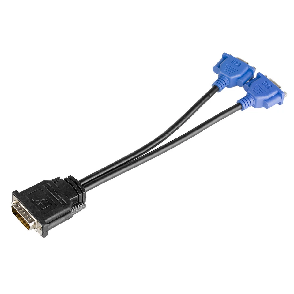Adattatore DMS 59 a doppio VGA 15pin femmina cavo video monitor cavo splitter cavo cavo - Immagine 2 di 4