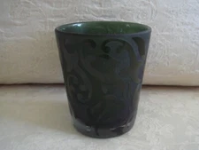 MICHAEL WEEMS FROSTED ETCHED EMERALD GREEN ELISE NEW