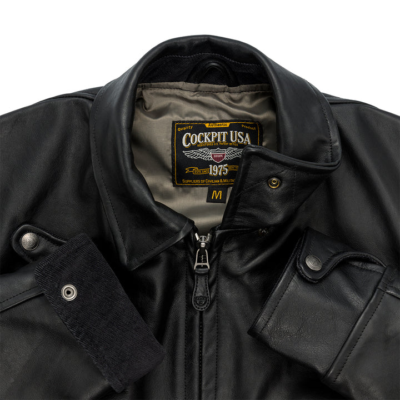 COCKPIT USA MIDNIGHT RIDER MOTO JACKET Z21A016 USA MADE | eBay