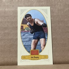 2012 JACK DEMPSEY PANINI GOLDEN AGE #26 BROAD LEAF BROWN MINI CARD BOXER