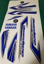 yamaha banshee full graphics decals kit 2006 ... THICK AND HIGH GLOSS