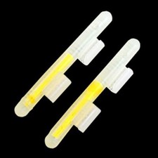 20pcs Fluorescent Fishing Rod Glow Clip-on Lights Sticks Night Fishing Equipment