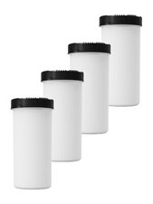 4x 2500 ml Vorratsbehälter mit Schraubdeckel, Vorratsdose, Mehldose