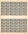 Mexico 1929 coat of arms and airplane sheet stamp lot MNH, combine shipping