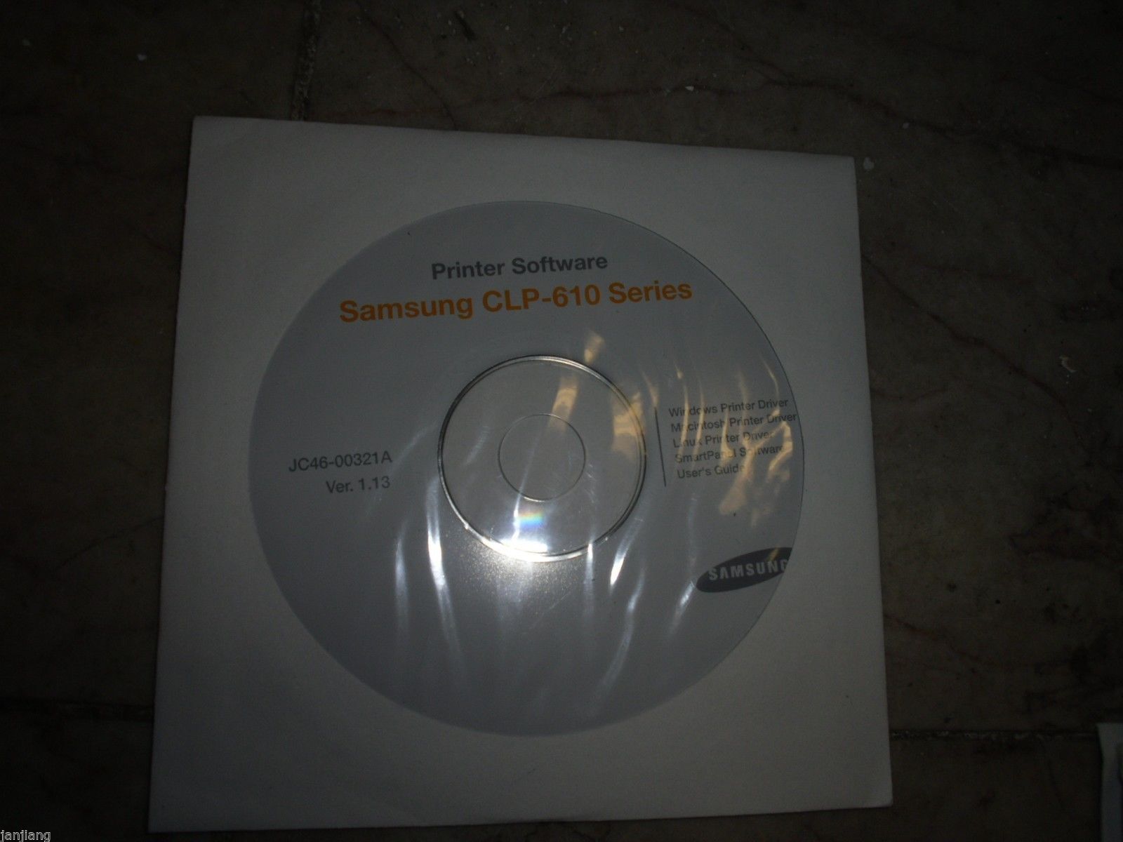 New ! Genuine Samsung CLP 610 Series Printer CD Software Drivers JC46-00321A
