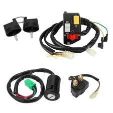 Handlebar Key Starter Relay Switch Kit for Honda TRX450ER Electric Start 2006-14