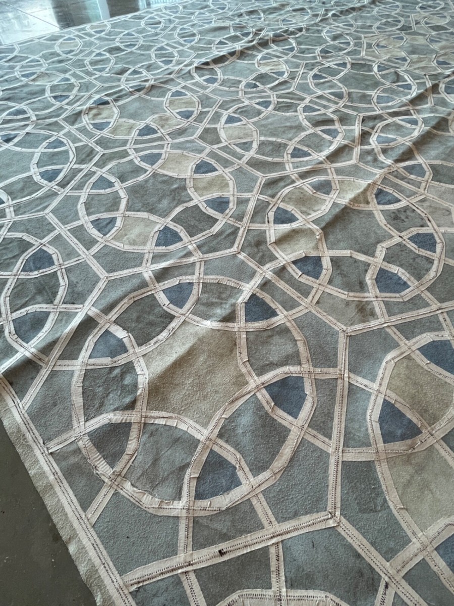 AUTHENTIC MANSOUR MODERN HIDE RUG 