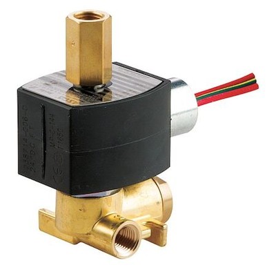 Redhat Ef8317g035 24V Dc Brass Quick Exhaust Solenoid Valve, Normally Closed,