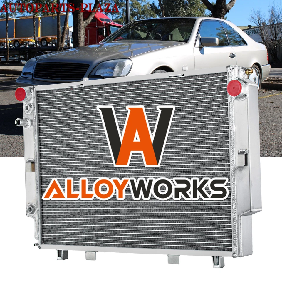 2 Row Aluminum Radiator Fits MERCEDES-BENZ CLASS W140 S 420/500/600 400/500/600 Foto 2 de 4