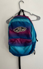 Vans Off The Wall Patch Blue Purple and Pink Backpack