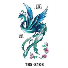 Temporary Fake Tattoo Stickers Phoenix Waterproof Arm Body Art