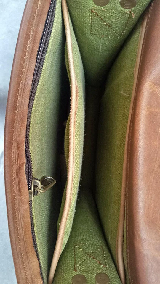 MUY ÚNICO Para hombres Vintage Cuero Laptop Mochila Mochila Bolso Mensajero Cartera Foto 3 de 4