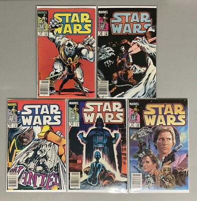  Star Wars Comic Keys Newsstand: #77 78 79 80 81 (1977) VF+(7.5-9.0)  
