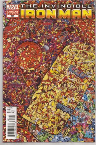 INVINCIBLE IRON MAN #527 – FINAL ISSUE – COLLAGE VARIANT COVER – LIMITED 1: 15