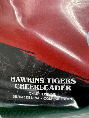 Stranger Things S4 Hawkins High Tigers Cheerleader Tween Girls Costume Size L - Picture 6 of 8