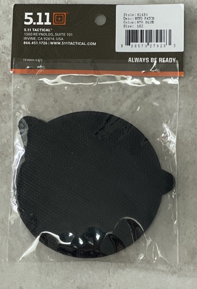 5.11 Tactical NYPD PVC patch　パッチ RARE* 5.11 TACTICAL NYPD PATCH “PROTECTING AND CONNECTING