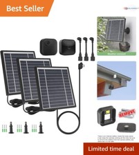 3 Pack Solar Panel for Blink Outdoor 4/XT2/XT3, 2600mAh Battery, Adjustable M...
