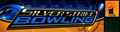 Silver Strike Bowling Dedicated Arcade Marquee 26'' x 6.9''