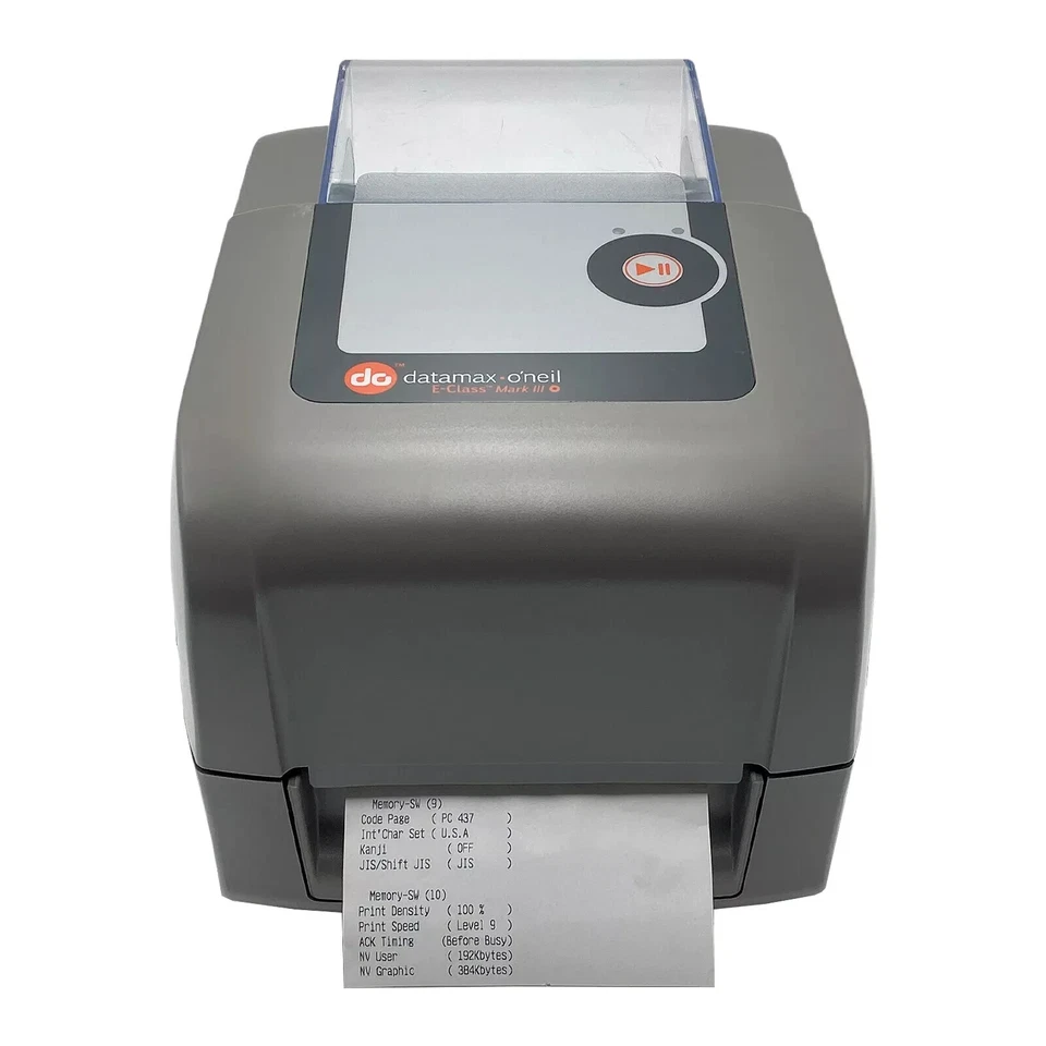 Datamax-O'Neil E-4205A Thermal Transfer Label Printer LAN USB 1 YR WARRANTY - Image 2 of 4