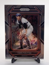 2023 Prizm Baseball Base #112 Carlton Fisk - Boston Red Sox
