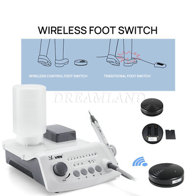 Digital Ultrasonic Scaler Auto Water Supply LED Detachable Handpiece VRN Dental
